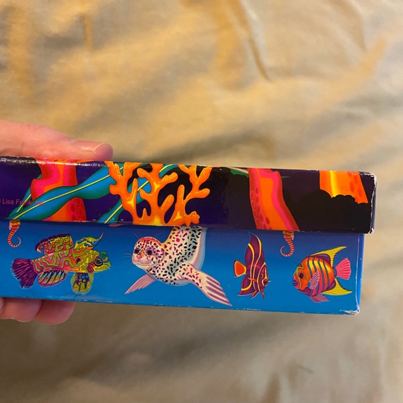 Vintage Lisa Frank seal pup rainbow reed cardboard box - Picture 6 of 11